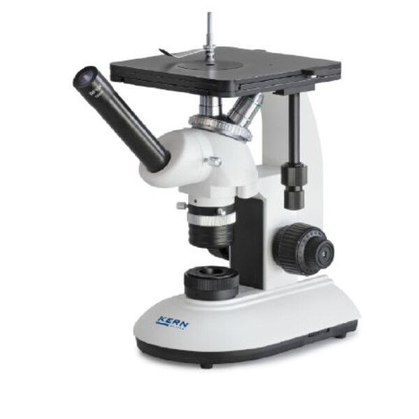 Kern Omgekeerde microscoop OLE 161, omgekeerd, MET, mono, DIN planchroom, 100x-400x, Incident light, LED, 3W