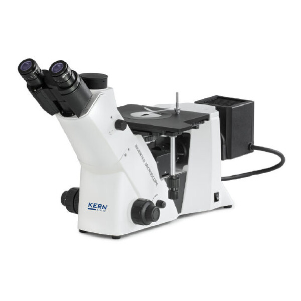 Kern Omgekeerde microscoop OLM 171, invers, MET, POL, trino, Inf planchrom, 50x-500x, Auflicht, HAL, 50W