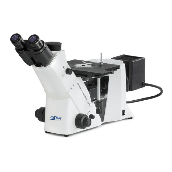 Kern Omgekeerde microscoop OLM 171, invers, MET, POL, trino, Inf planchrom, 50x-500x, Incident light, HAL, 50W