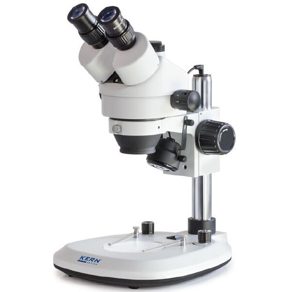 Kern Stereo zoom microscoop OZL 464, trino, Greenough, 0.7-4.5x, HWF10x20, 3W LED