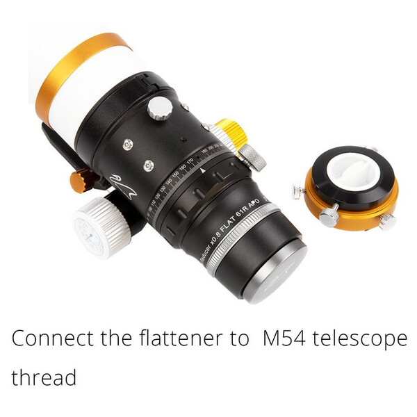 William Optics Verstelbare Flattener Reducer Flat61R voor ZenithStar 61