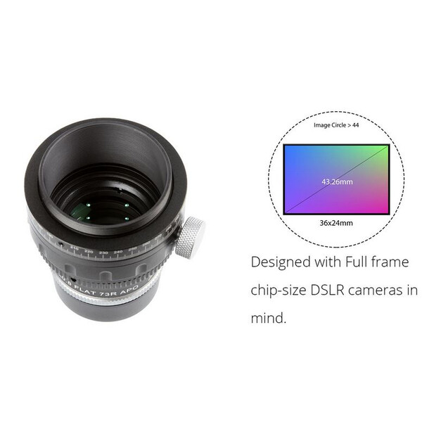 William Optics Verstelbare Flattener Reducer Flat73R voor ZenithStar 73