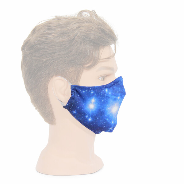 Masketo mondmasker, wit met astromotief "Plejaden", 1 stuk