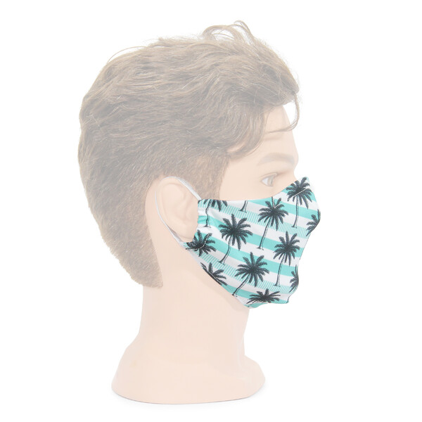 Masketo mondmasker met motief "Palmen", 5 stuk