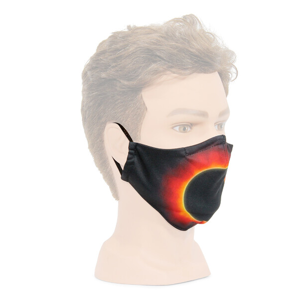 Masketo mondmasker met astromotief "zonnecorona", 1 stuk