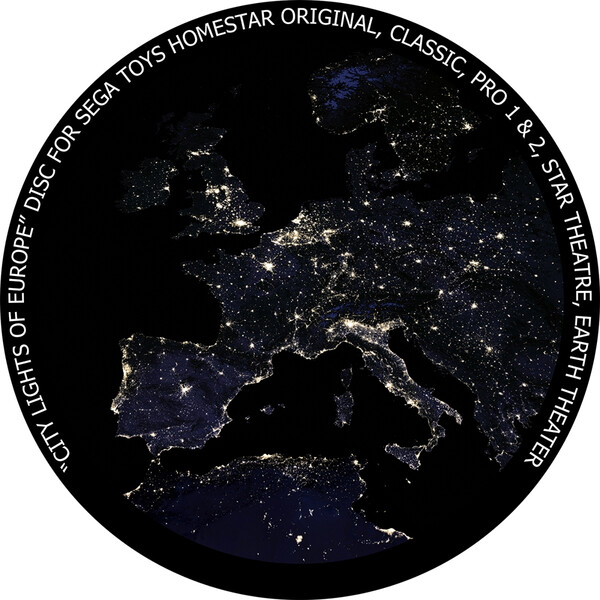 Redmark Dia voor het Sega Homestar Planetarium Europa