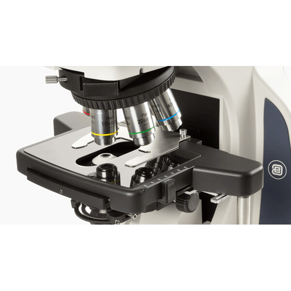 Euromex Microscoop Delphi-X, DX.2158-APLi, trino, 40x - 1000x, plan apochromatisch, met ergonomische kop en 100W halogeen verlichting. kop en 100W halogeen Belichting