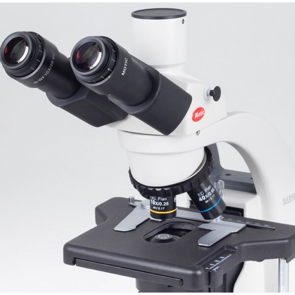 Motic Microscoop BA210E trino, infinity, EC- plan, achro, 40x-1000x, Hal,
