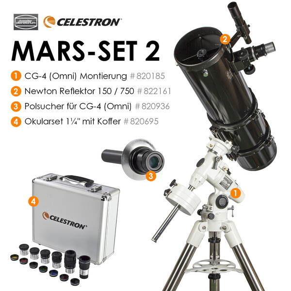 Celestron Telescoop N 150/750 CG-4 Mars-Set