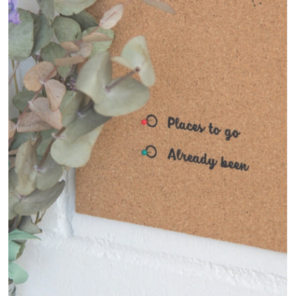Miss Wood Wereldkaart Puzzelkaart XL - Zwart