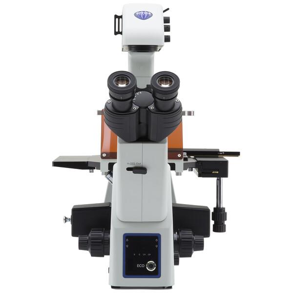 Optika microscoop IM-5FLD-EU, trino, omgekeerd, FL-LED, w.o. objectieven, EU