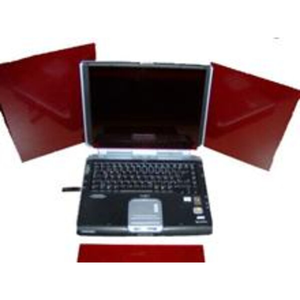 TS Optics Rood perspex voor monitor 215x140mm