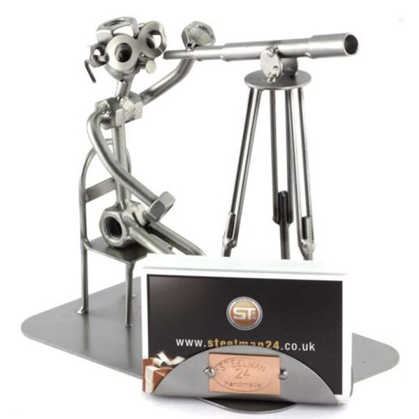 Steelman24 Schroeffiguur refractor met visitekaarthouder