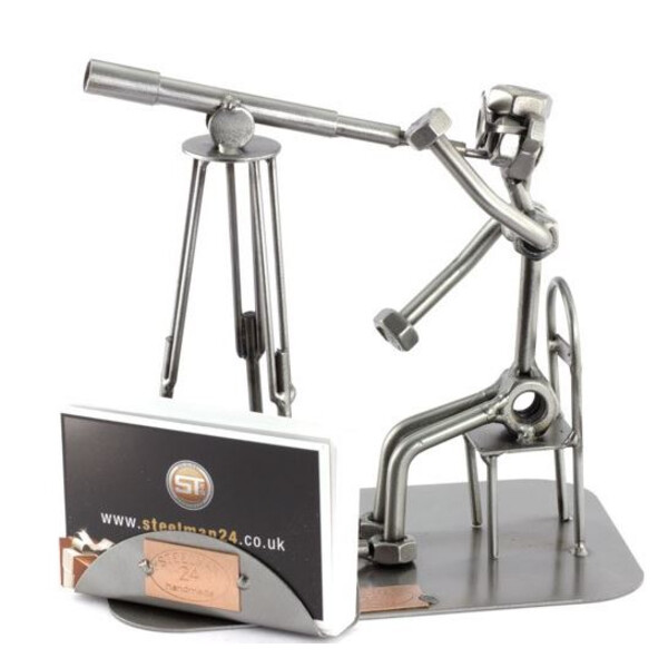 Steelman24 Schroeffiguur refractor met visitekaarthouder