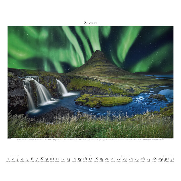 Palazzi Verlag Kalender Aurora Borealis 2021