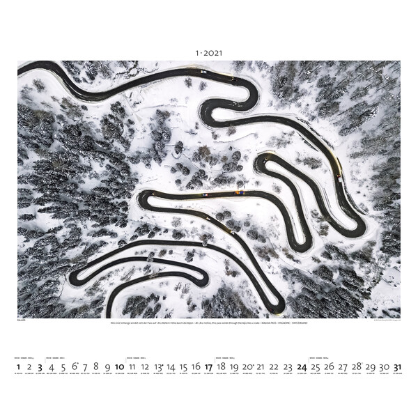 Palazzi Verlag Kalender Welt von oben 2021