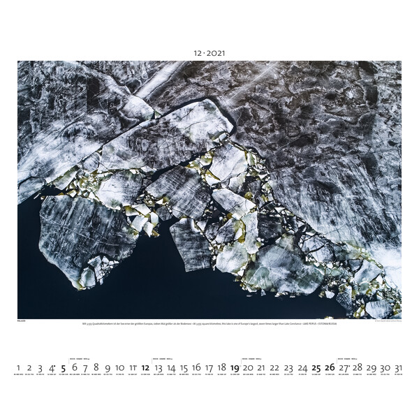 Palazzi Verlag Kalender Wereld van boven 2021