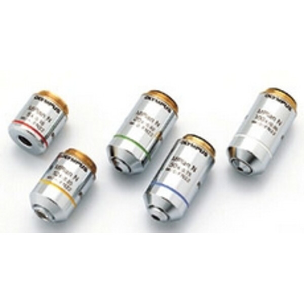 Evident Olympus Objectief Objective MPLN5X-1-7, M plan, ACH, reflected/transmitted light, 5x/0.10, WD 20.0mm