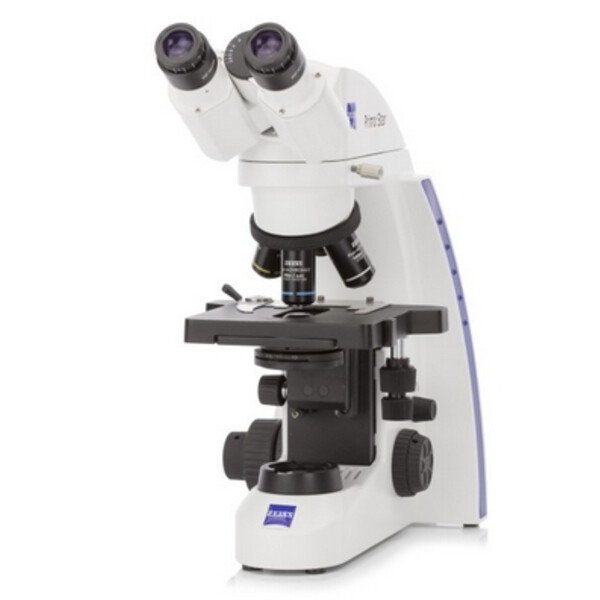 ZEISS Microscoop PrimoStar 3, Vol-K., Tri, SF22, 5 Pos., ABBE 0.9, 40x-400x