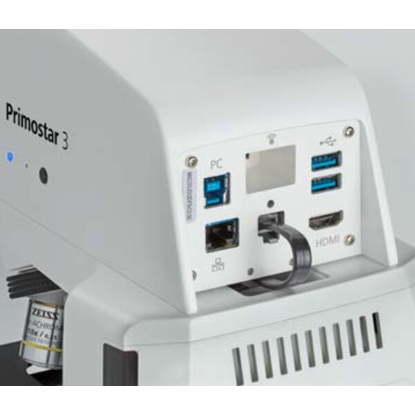 ZEISS Microscoop PrimoStar 3, Fix-K, Bi, Cam, SF20, 4 Pos., ABBE 0.9,40x-400x