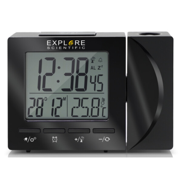 Explore Scientific Weerstation Radiogestuurde projectieklok met binnentemperatuur