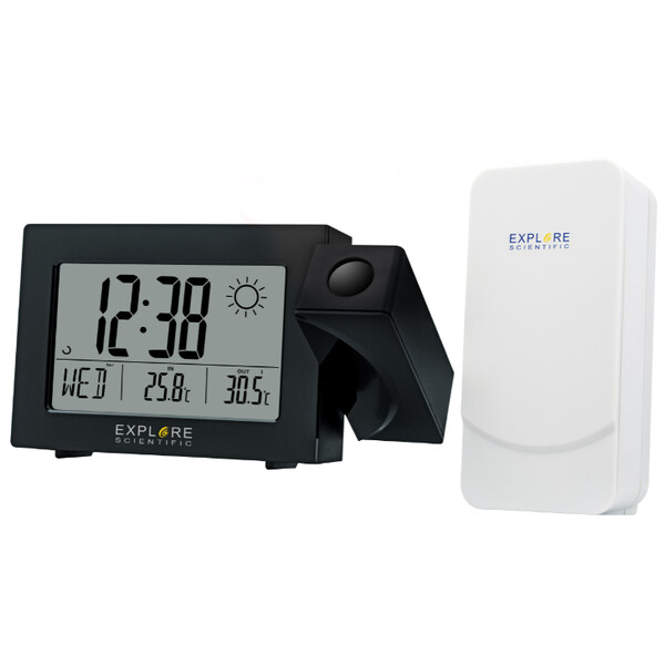 Explore Scientific Weerstation Projectieklok met weersvoorspelling