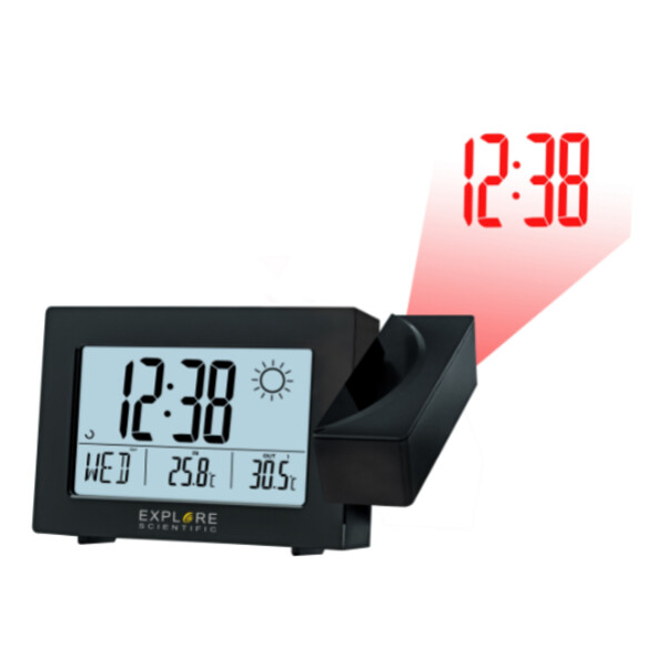 Explore Scientific Weerstation Projectieklok met weersvoorspelling