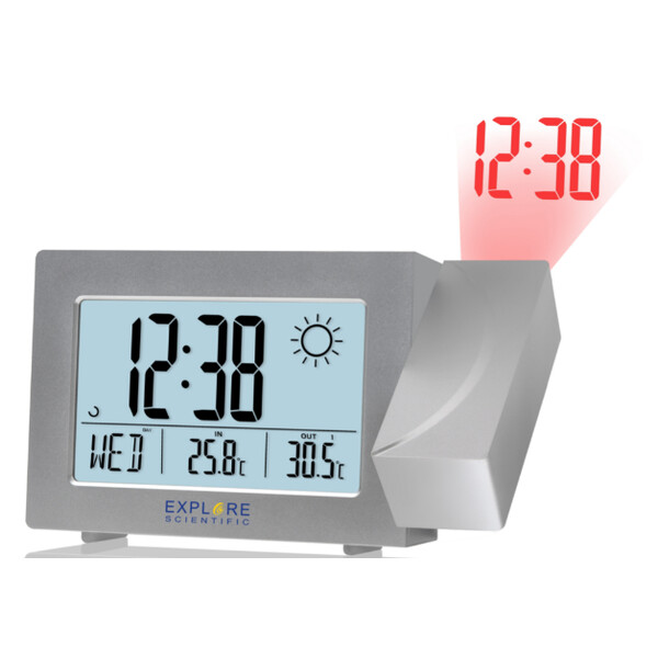 Explore Scientific Weerstation Projectieklok met weersvoorspelling