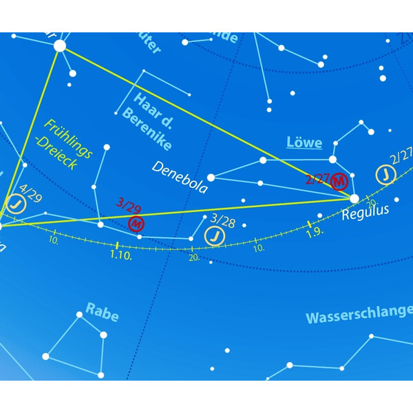 Oculum Verlag Sterrenkaart Drehbare Himmelskarte Sterne und Planeten 30cm