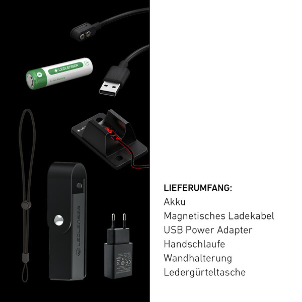 LED LENSER Zaklamp P6R-handtekening