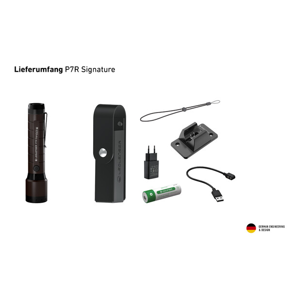 LED LENSER Zaklamp P7R Handtekening