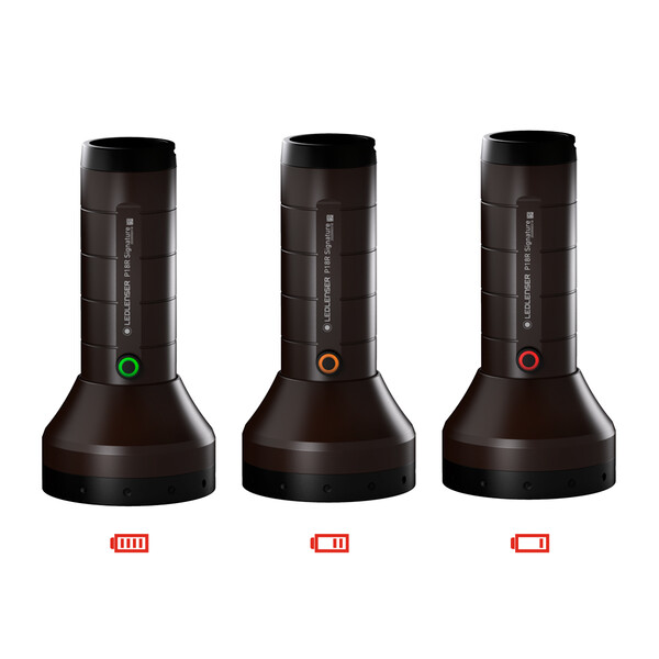 LED LENSER Zaklamp P18R-handtekening