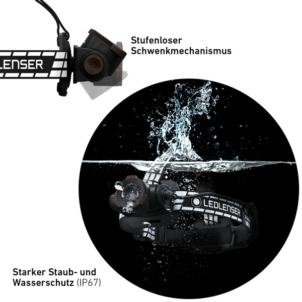 LED LENSER Hoofdlamp H7R-handtekening