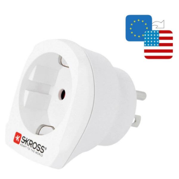 Skross Stroomvoorziening Reisadapter Europe naar VS