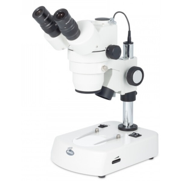Motic Stereo zoom microscoop SMZ-143 N2LED, trino, LED, 10-40x, 4:1