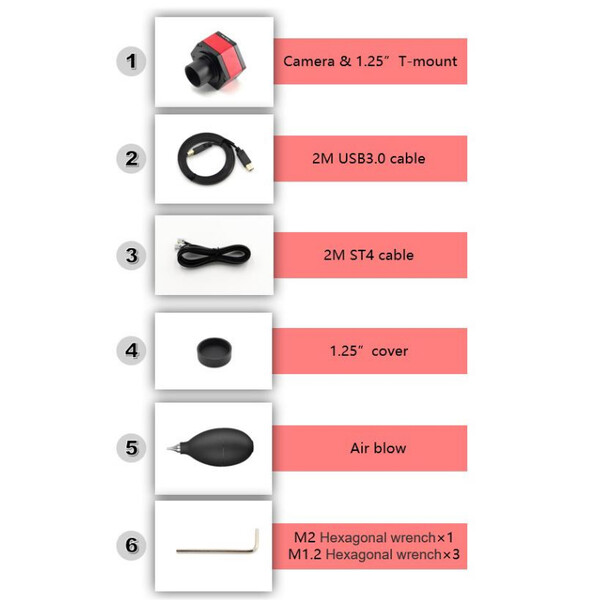 TS Optics Camera TS178M USB3.0 Mono