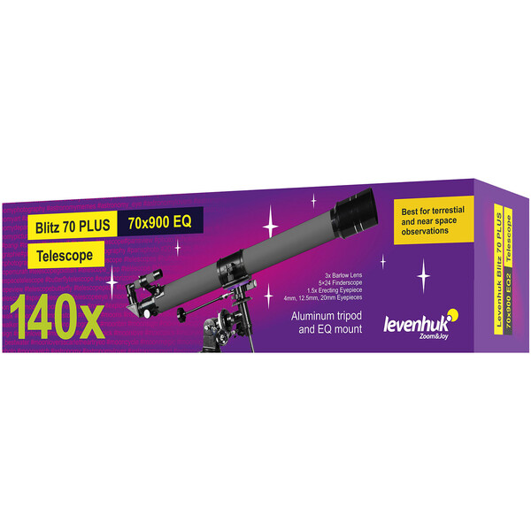 Levenhuk Telescoop AC 70/900 Blitz 70 PLUS EQ