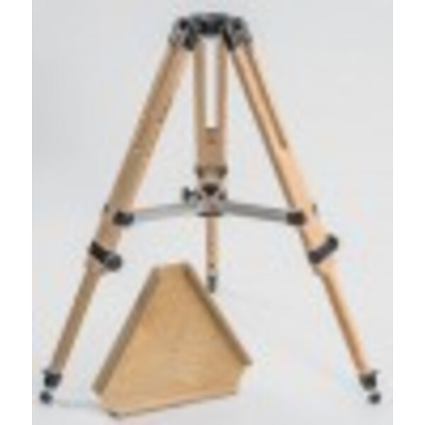 Berlebach Houten tripod Stativ Report 212 mit Ablageplatte 37 cm (max. Höhe 111 cm)