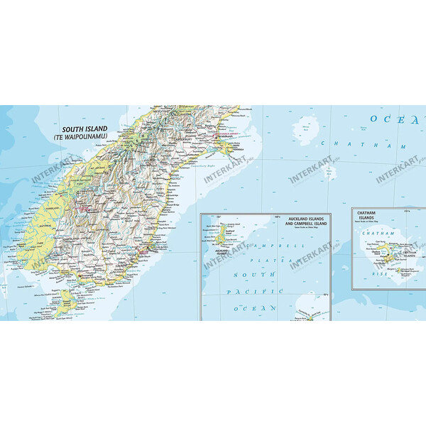 National Geographic Kaart Nieuw-Zeeland (60 x 77 cm)