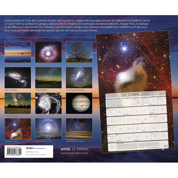 Amds édition  Kalender Astronomique 2022