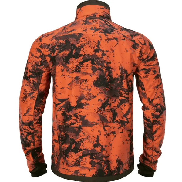 Härkila Wildboar Pro Omkeerbaar fleecejack, Wilgengroen/AXIS MSP Wildboar oranje, maat M