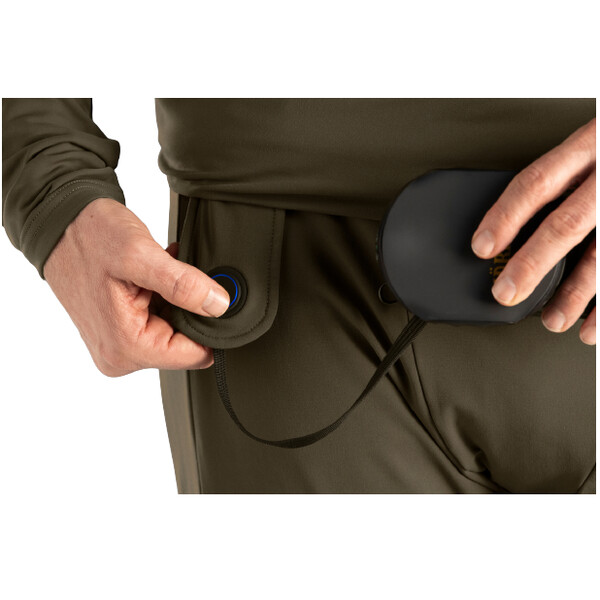 Härkila Verwarmde broek , Wilgengroen/Zwart, maat XL