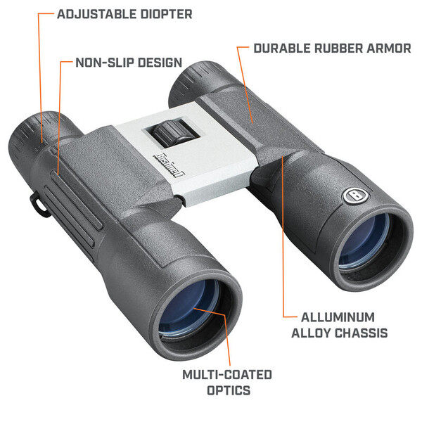 Bushnell Verrekijkers Powerview 2.0 16x32 Aluminium, MC