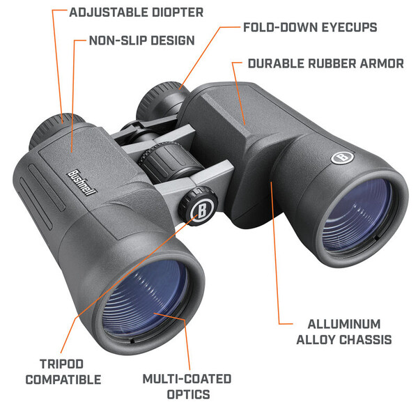 Bushnell Verrekijkers Powerview 2.0 10x50 Aluminium, MC
