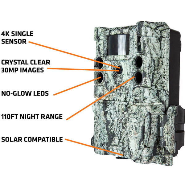 Bushnell Wildlife camera 30MP CORE 4KS Boomschors Camo No Glow, Box 5L