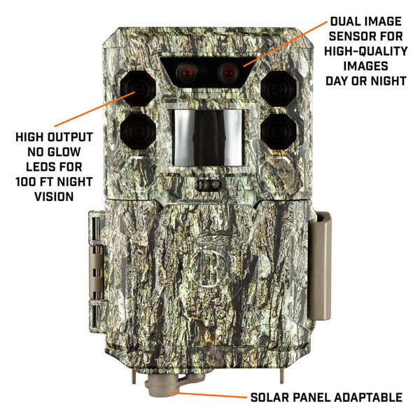 Bushnell Wildlife camera 30MP dual core treebark camo no glow