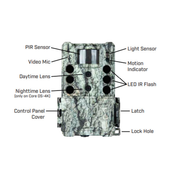 Bushnell Wildlife camera 32MP CORE DS4K Tree Bark Camo No Glow, Box 5L