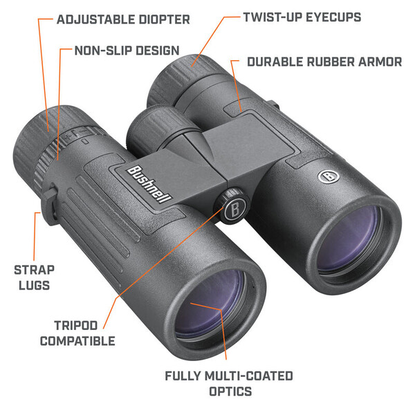 Bushnell Verrekijkers Legend 8x42 Roof, zwart, FMC