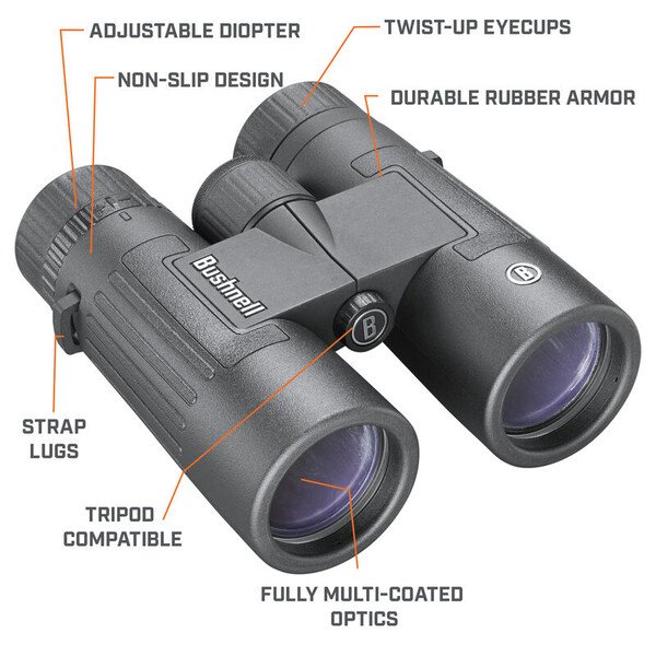 Bushnell Verrekijkers Legend 10x42 Roof, zwart, FMC