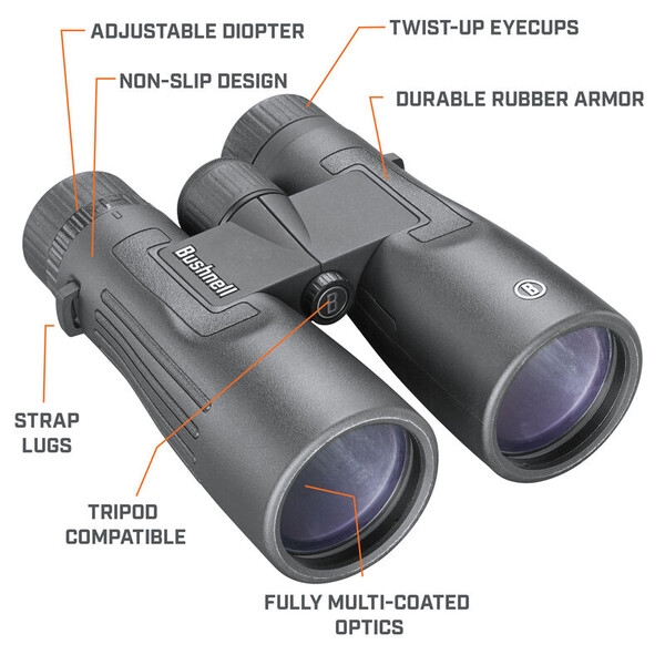 Bushnell Verrekijkers Legend 12x50 Roof, zwart, FMC
